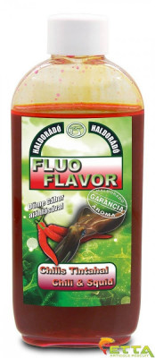 Haldorado - Aroma Fluo Flavor Chili&amp;amp;Squid 200ml foto