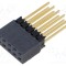 Conector şiruri pini tată 10 PIN 2,54mm aurit THT SAMTEC