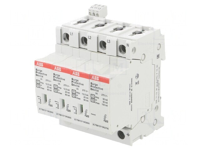 Limitator de Supratensiuni Tip 1 2P 80kA