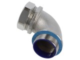 Conector unghi 90&deg; metric exterior nerotativ M50 HELLERMANNTYTON