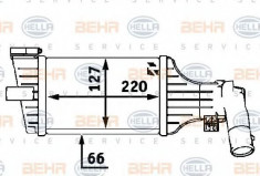 Radiator intercooler OPEL ASTRA G Combi (F35) (1998 - 2009) HELLA 8ML 376 723-181 foto