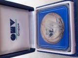 MEDALIE DIN ARGINT IN CUTIE AUSTRIA - SPRINGERMEDAILLE 1991 - OMV, AUSTRIA SKI