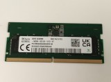 Memorie RAM Laptop, SK hynix, 8GB, 1Rx16, DDR5, PC5-44800, 5600MHz, 1.1V, HMCG66AGBSA092N, CL46, Non-ECC, SODIMM, 262 pini