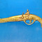 6391-Aplica vintage-Pistolet de epoca in bronz stare buna. Vanzare directa.