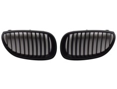 Grila masca fata fata BMW Seria 5 (E60/E61), 06.2003-06.2010, partea stanga, negru; TUNING,