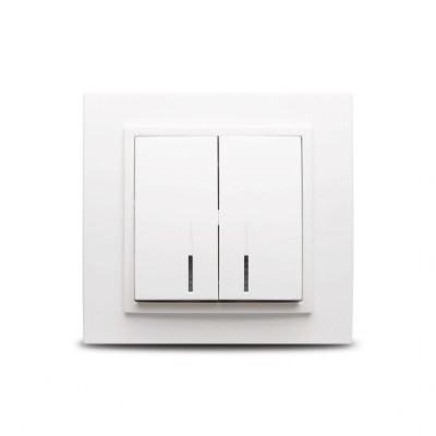 Zena Alb Comutator LED ST foto