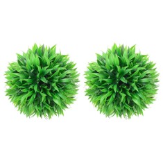 Bile de arbuști cimișir artificiali, 2 buc., 20 cm