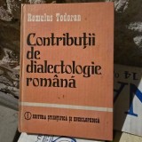 CONTRIBUTII DE DIALECTOLOGIE ROMANA - ROMULUS TODORAN