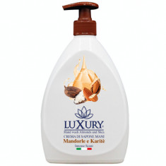 Sapun lichid cu pompita din migdale si unt de shea, 750ml, Luxury