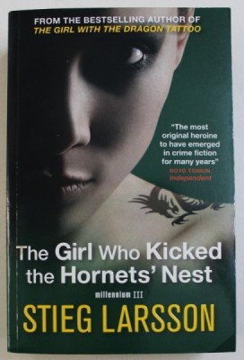THE GIRL WHO KICKED THE HORNETS &amp;#039; NEST - MILLENNIUM III by STIEG LARSSON , 2009 foto