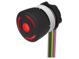 Comutator Siguranță EAO 22mm 2 NC LED Negru