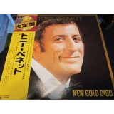 Vinil LP # &quot;Japan Press&quot; Tony Bennett &lrm;&ndash; New Gold Disc (VG++)