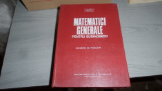 Matematici generale pentru subingineri &amp;amp;#8211; D. Filipescu, E. Grecu, R. Medintu foto