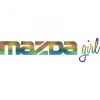 Sticker Mazda Girl , Autocolant Feminim pentru Fanele Auto