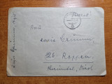 Plic cu stampila svastica - al 2-lea razboi mondial - din anul 1944