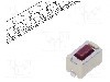 Microintrerupator 6x3.5x3.5mm, (ON)-OFF, SPST, ALPS - SKQMAQE010