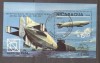 Nicaragua 1984 Zeppelin perf. sheet Mi.B158 used TA.080, Stampilat