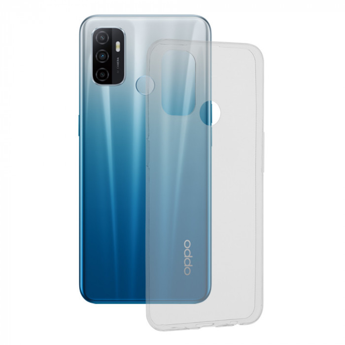Husa pentru Oppo A53 / A53s, Techsuit Clear Silicone, Transparent
