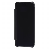 Husa APPLE iPhone 5\5S\SE - Flip Wallet Clear (Negru)