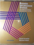 BUSINESS INFORMATION SYSTEMS. AN INTRODUCTION-DAVID KROENKE, RICHARD HATCH-235219