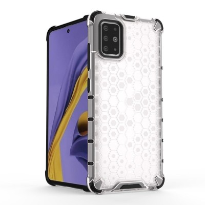 Husa SAMSUNG Galaxy A51 - Gel TPU Honeycomb Armor (Transparent) foto