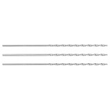 Set 3 burghie pentru metal HSS extinse 1 mm, DIN 340, Graphite