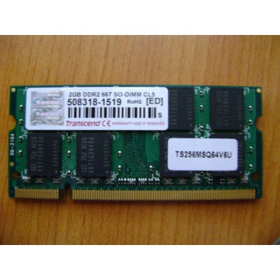 MEMORIE LAPTOP Transcend 2GB DDR2 DDR2 667 (PC2 5300) foto