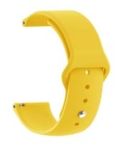 Cumpara ieftin Curea Silicon Galbenă pentru Smartwatch &ndash; 20/22 mm &ndash; Compatibilă Samsung,