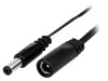 Cablu Prelungitor DC 5,5/2,1 Negru 2x0,5mm2, Bq Cable