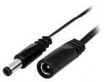 Cablu Prelungitor DC 5,5/2,1 Negru 2x0,5mm2, Bq Cable