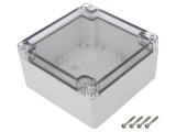 Carcasă Universală 120x120x60mm cu Bucşă din Alamă ABS-PC