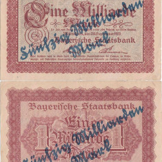 1923 (20 Septembrie), 50.000.000.000 Mark (Keller 3657.i) - (Bayern, Germania)