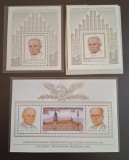 Polonia MNH 1987 - set 3 colite - Papa Ioan Paul al II-lea - foarte RAR