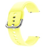 Curea din silicon compatibila cu Huawei Watch GT 2 Pro, Telescoape QR, 22mm, Lemon Yellow