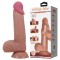 Dildo Realist Sliding Skin 8.1&quot; Brown
