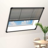 Gossi ecran insecte pentru ferestre, antracit, 120x120 cm, aluminiu