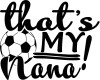 Sticker decorativ, Text Fotbal, Negru, 10096ST-7, Oem