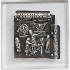 Igino Legnaghi (1936 - ) - Coboararea de pe Cruce, Placheta Argintata