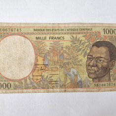 Africa Centrala 1000 Francs 1998