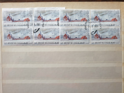 Lot Belgia 2000-2001 - 31 timbre stampilate deparaiate foto