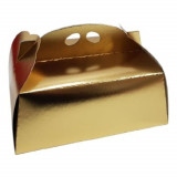 Cutii pentru Tort Model Auriu CT5, 29x39 cm, 25 Buc/Bax, Carton Duplex - Ambalaje Cofetarie