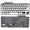 Tastatura Laptop Gaming, Asus, ROG Flow X13 GV302V, GV302VU, GV302X, GV302XA, GV302XI, GV302XV, GV302XU, iluminata, alba, layout US