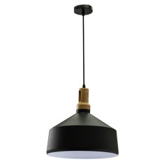 Corp suspendat pentru iluminat max 60w ip20 -negru foto