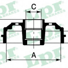 Tambur frana RENAULT CLIO II (BB0/1/2, CB0/1/2) (1998 - 2005) LPR 7D0395