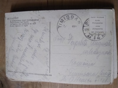 Ilustrata circulatie AustroUngaria teritori Romania Temesvar Timisora foto