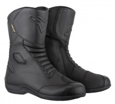 Ghete piele turism WEB GORE-TEX ALPINESTARS culoare negru, marime 36 foto