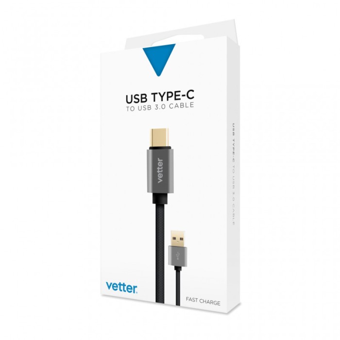 Cabluri si Adaptoare Vetter USB Type-C to USB 3.0 Cable, Grey