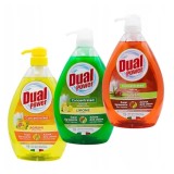 Dual Power Set detergent de vase lichid 3x1L - Aloe si Rodie, Lamaie, Citrice