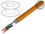 Cablu Chainflex CF886 4G2.5mm&sup2; Portocaliu Cu