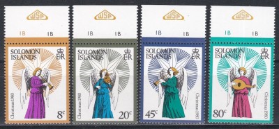 Solomon 1980 - Crăciun, MNH foto